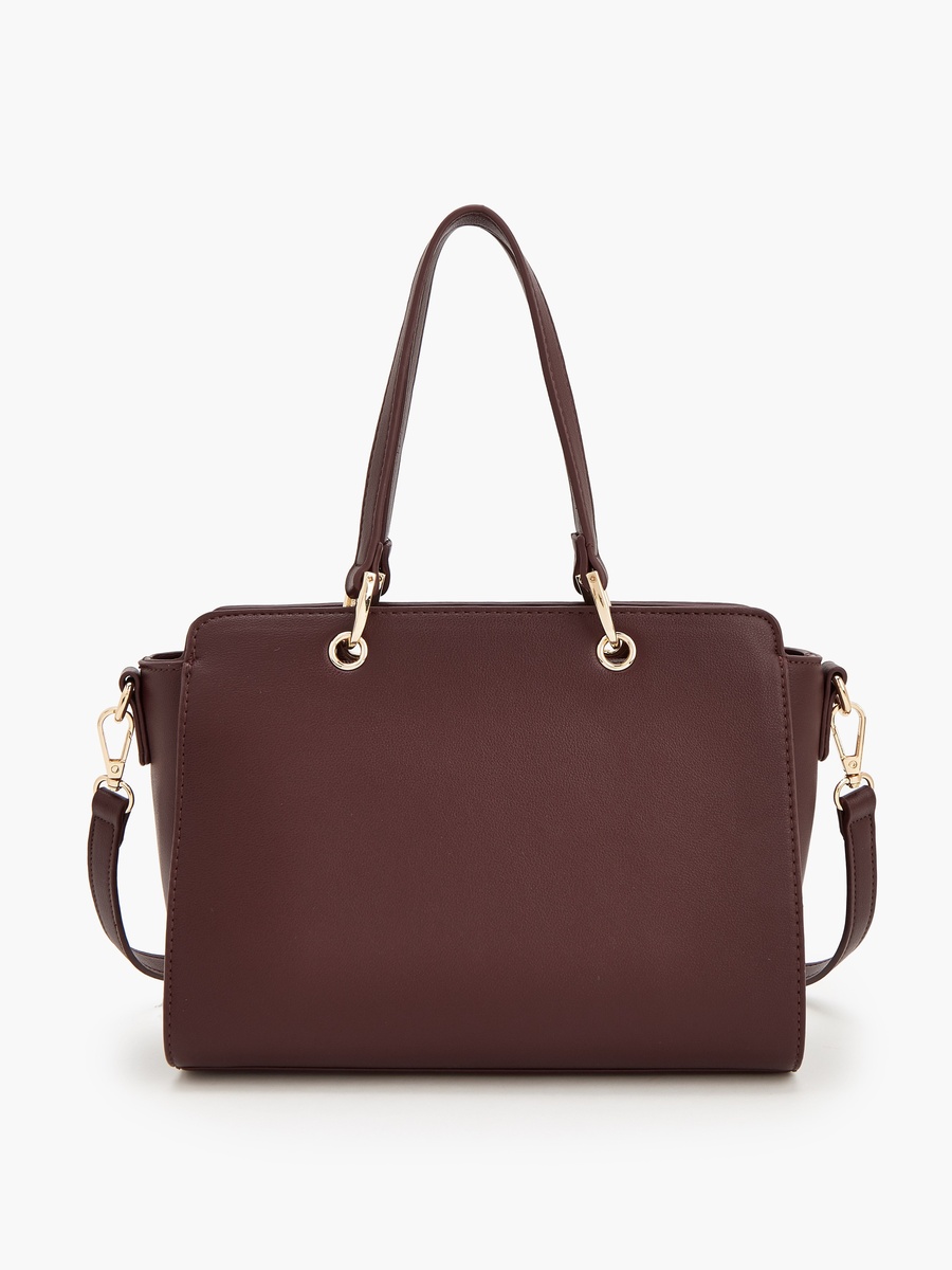 Monogram Tote Bag With Double Handles