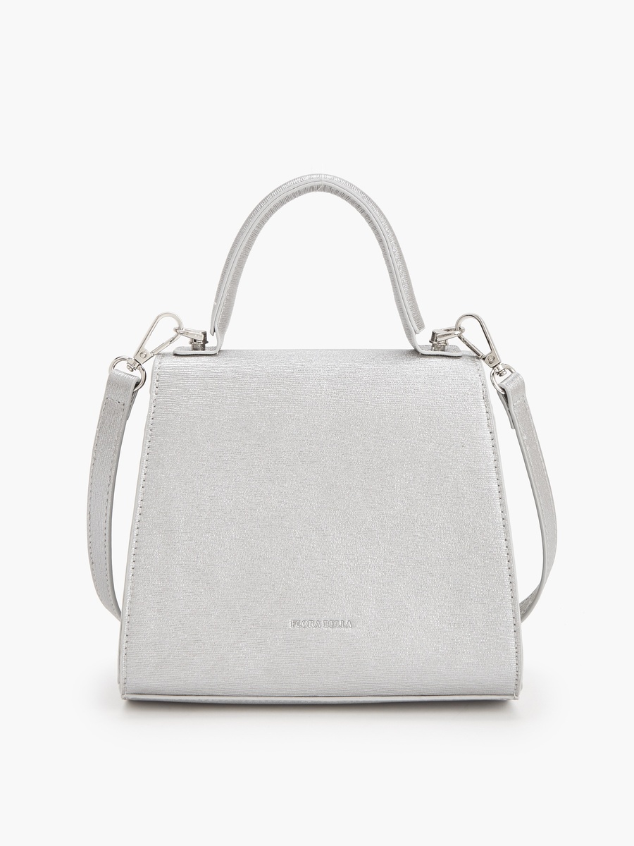 Embellished Satchel Bag With Detachable Strap