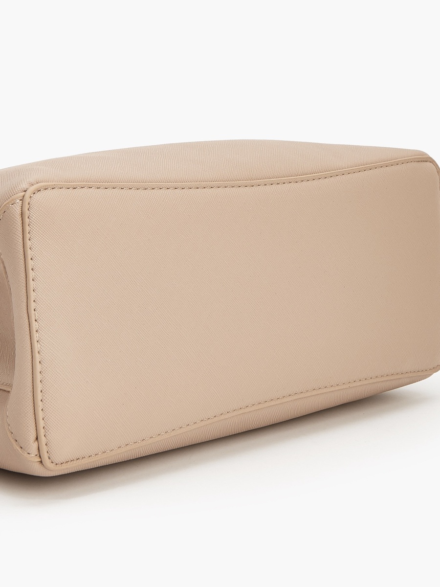 Solid Tote Bag With Detachable Strap
