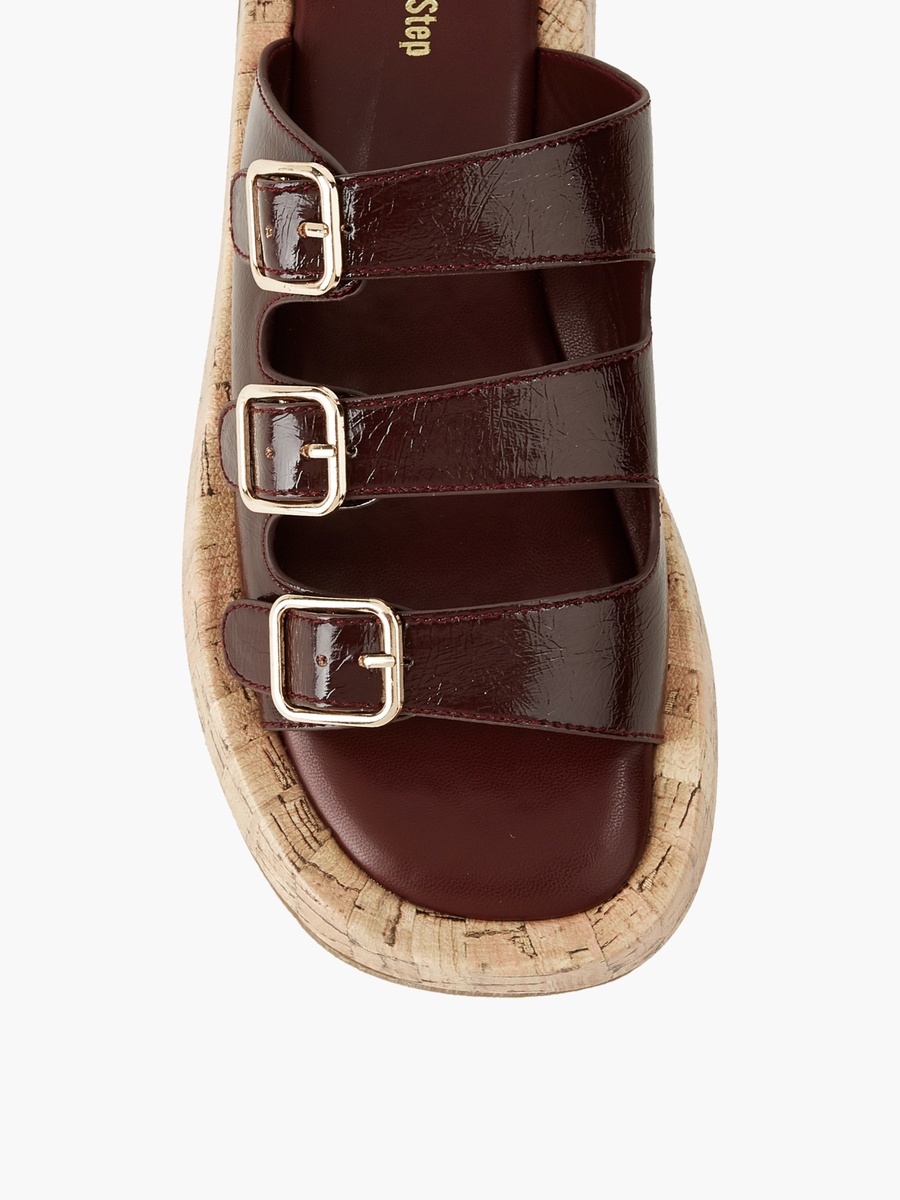 Women Triple Buckle Sandals