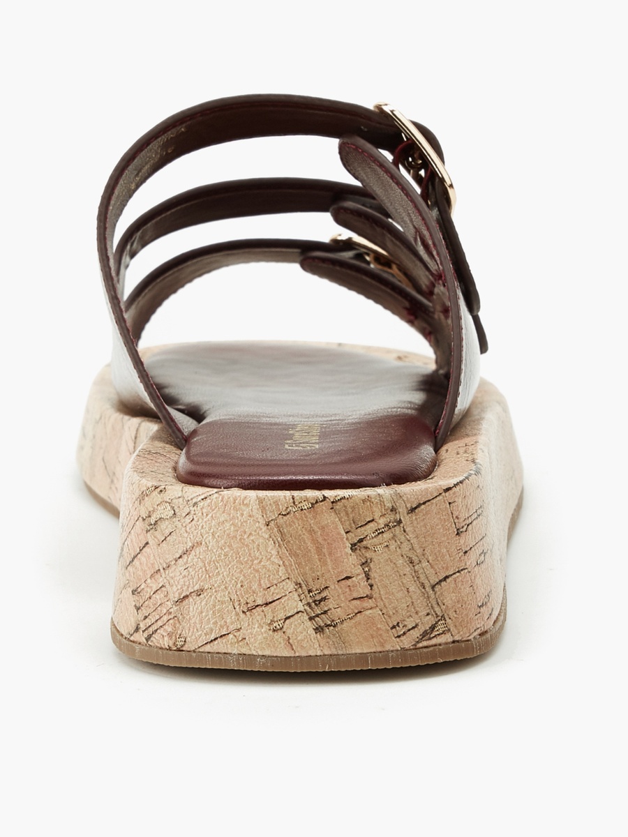 Women Triple Buckle Sandals
