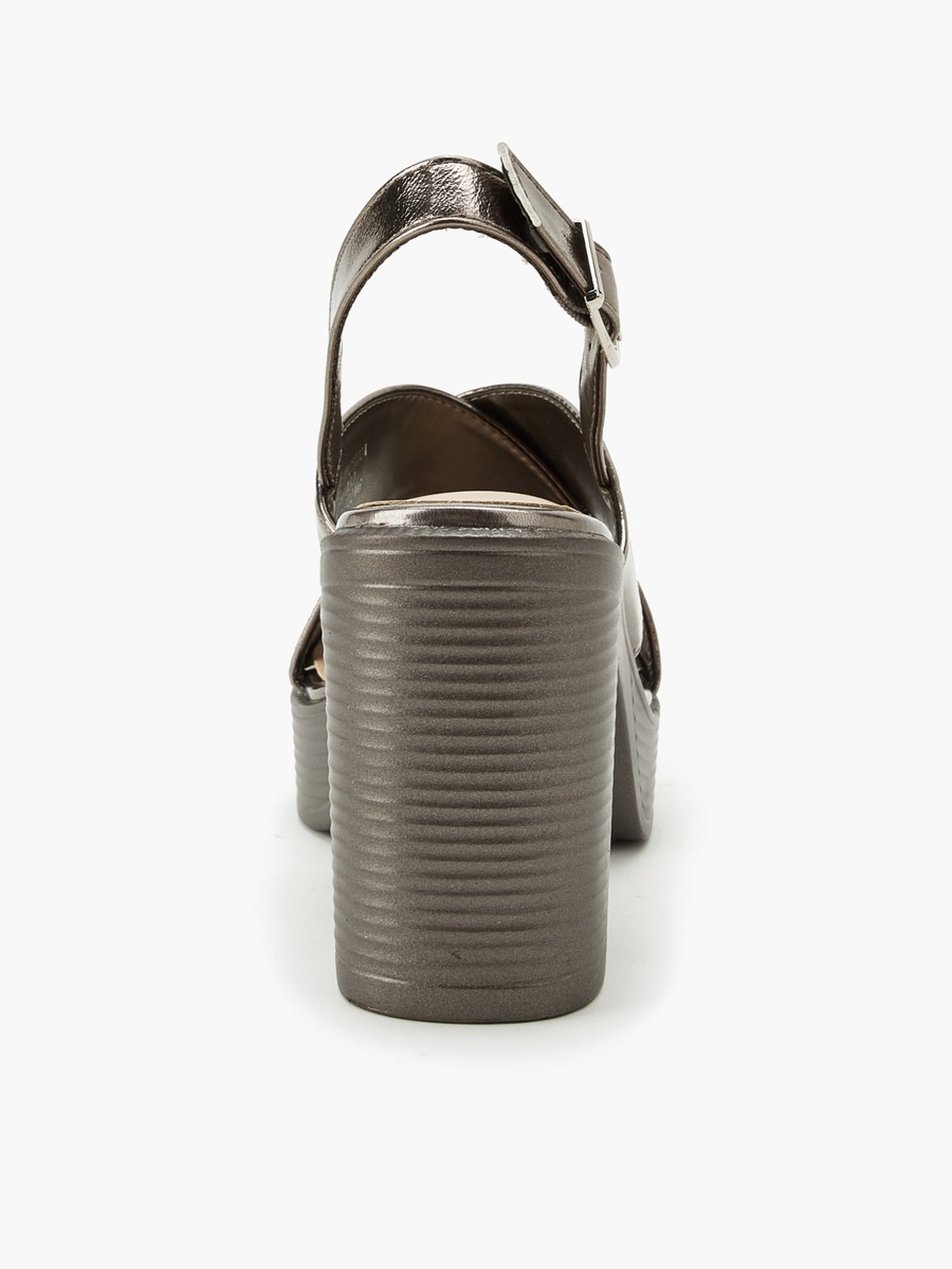 Women Cross Strap Block Heel Sandals