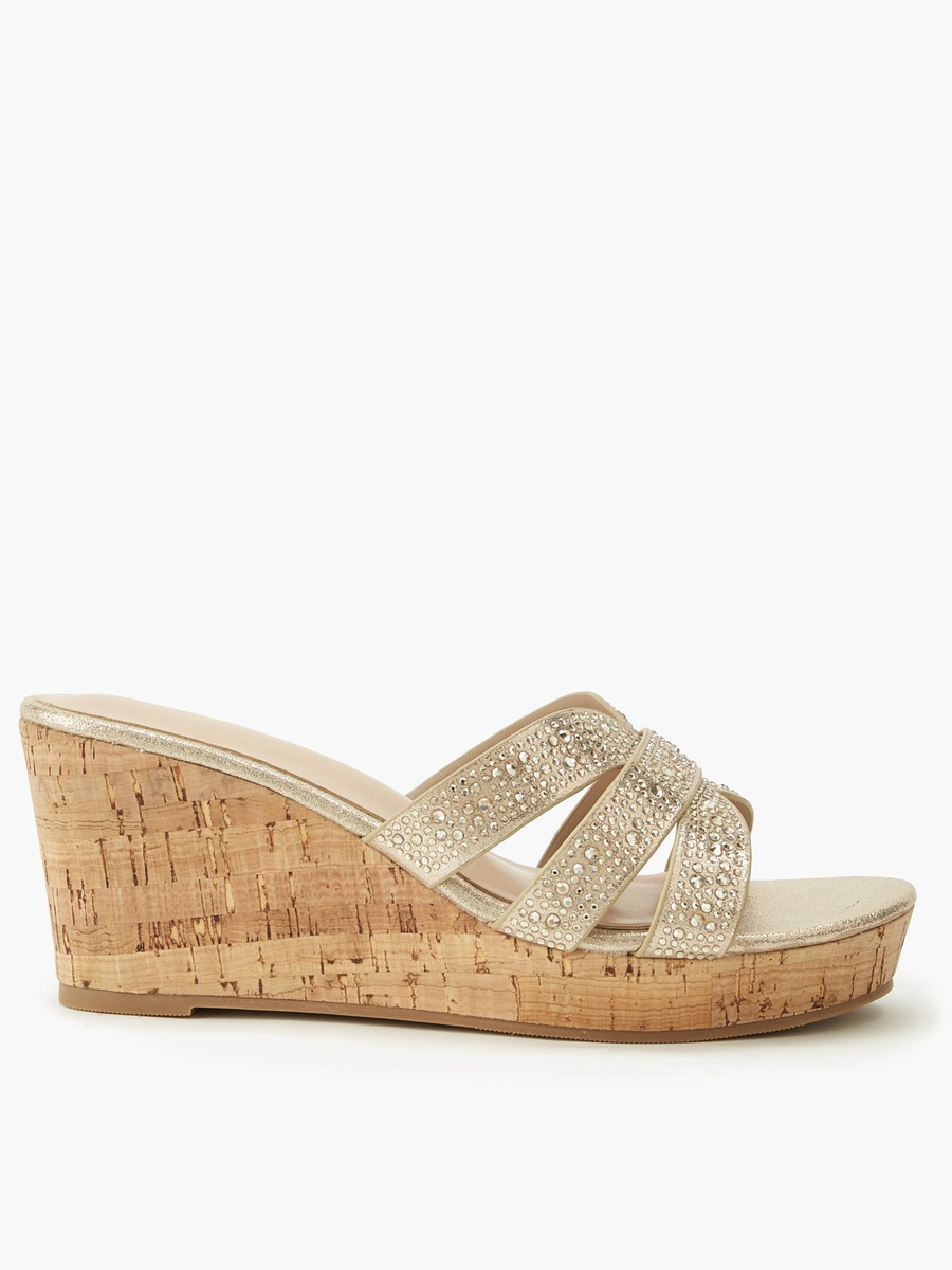 Women Embellished Wedge Heel Sandals