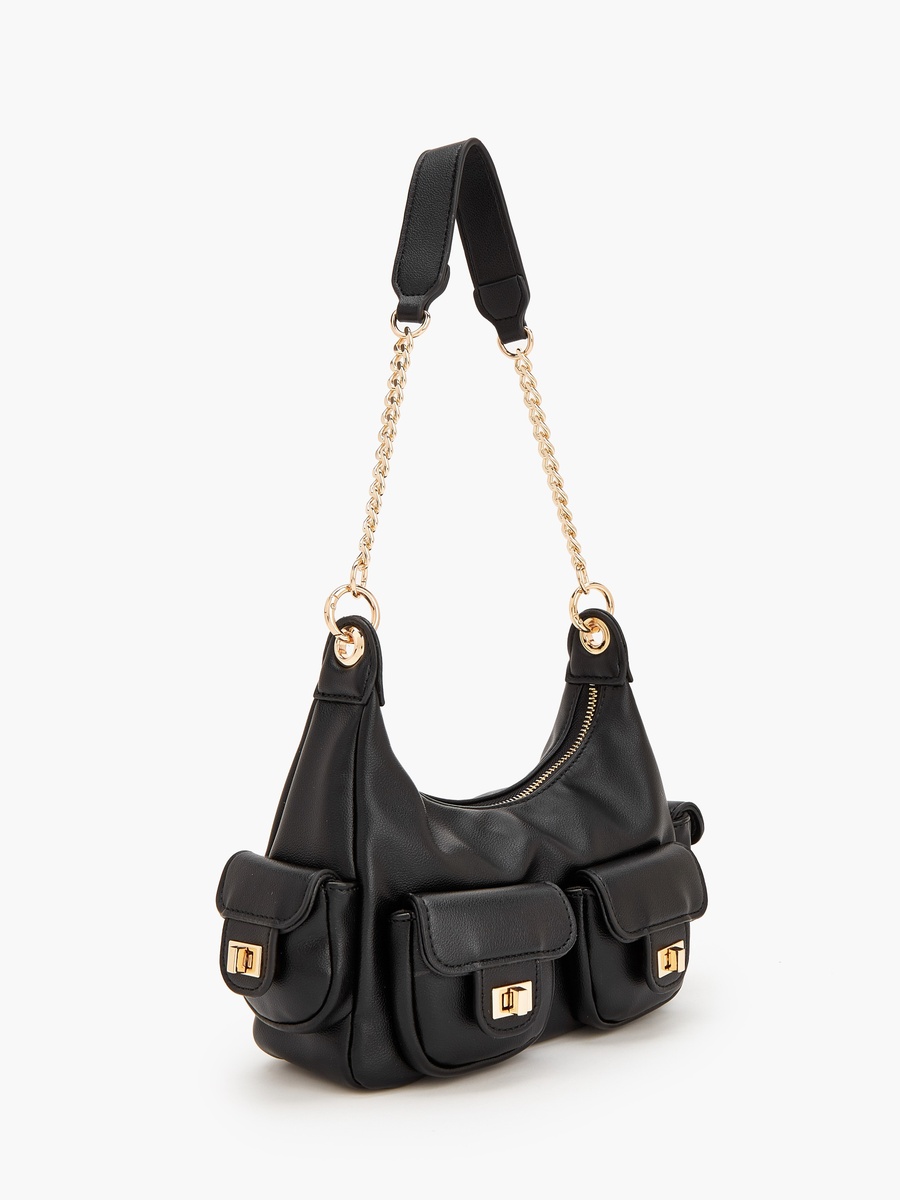 Textured Tote Bag With Adjustable Strap