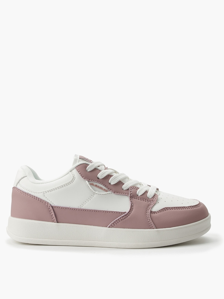 Women Colourblock Lace-Up Ankle Sneakers