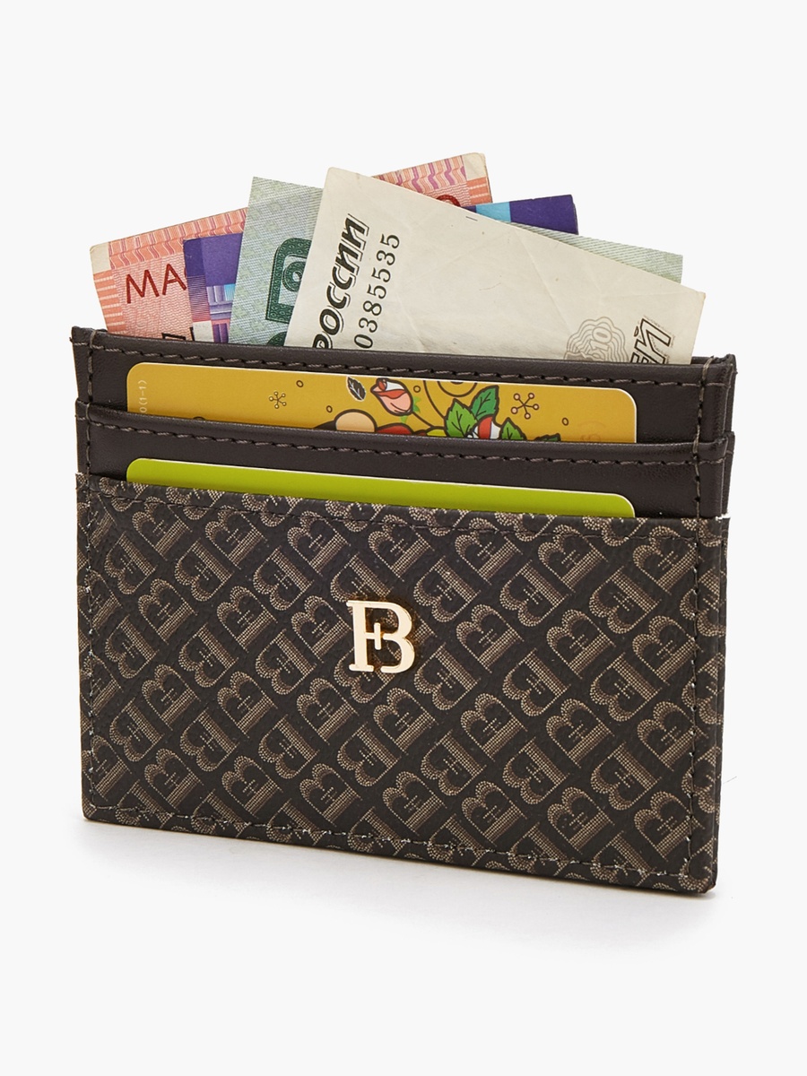 Monogram Print Card Holder