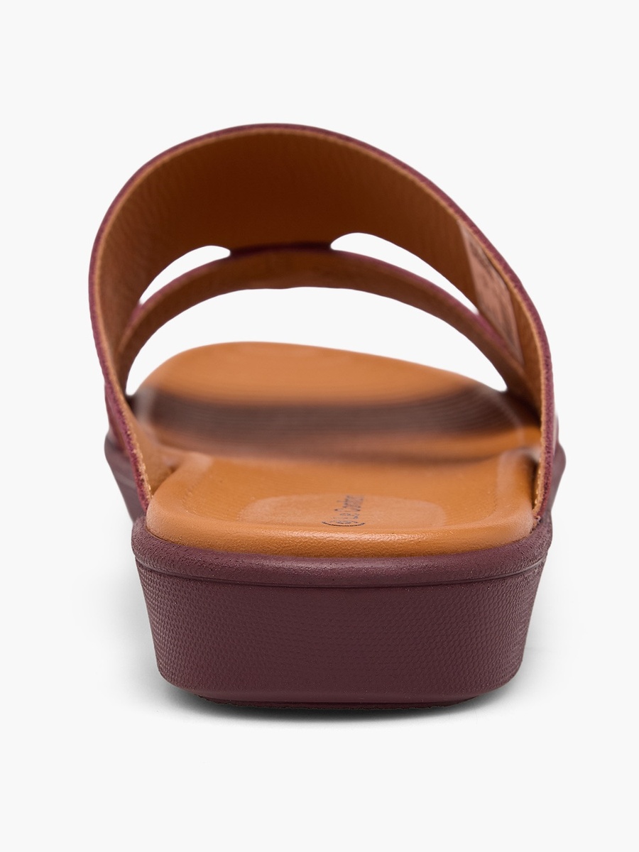 Men Solid Leather Arabic Sandals