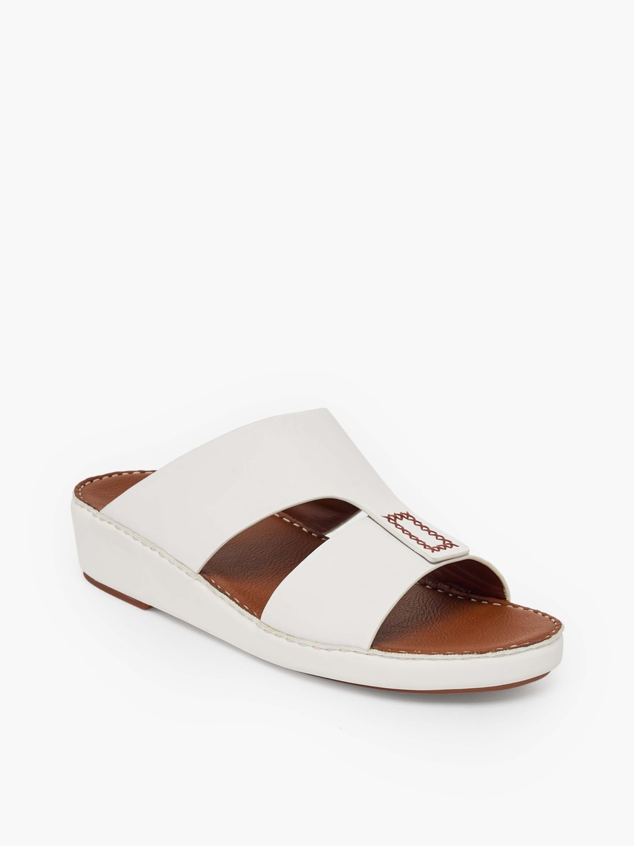 Men Leather Slip-On Arabic Sandals