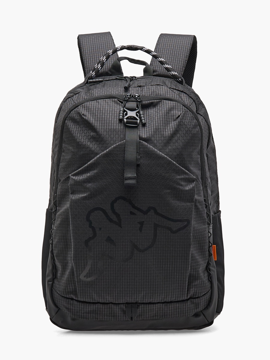 Logo Print Backpack With Laptop Compartment - 32X48X15 Cm