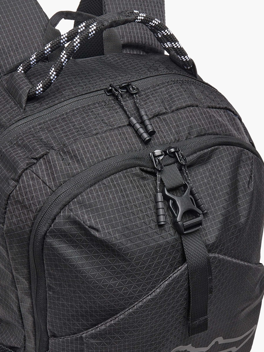 Logo Print Backpack With Laptop Compartment - 32X48X15 Cm