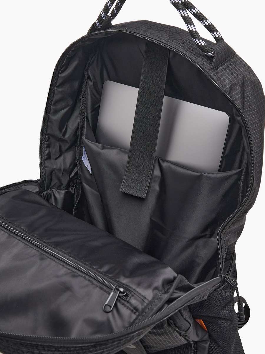 Logo Print Backpack With Laptop Compartment - 32X48X15 Cm