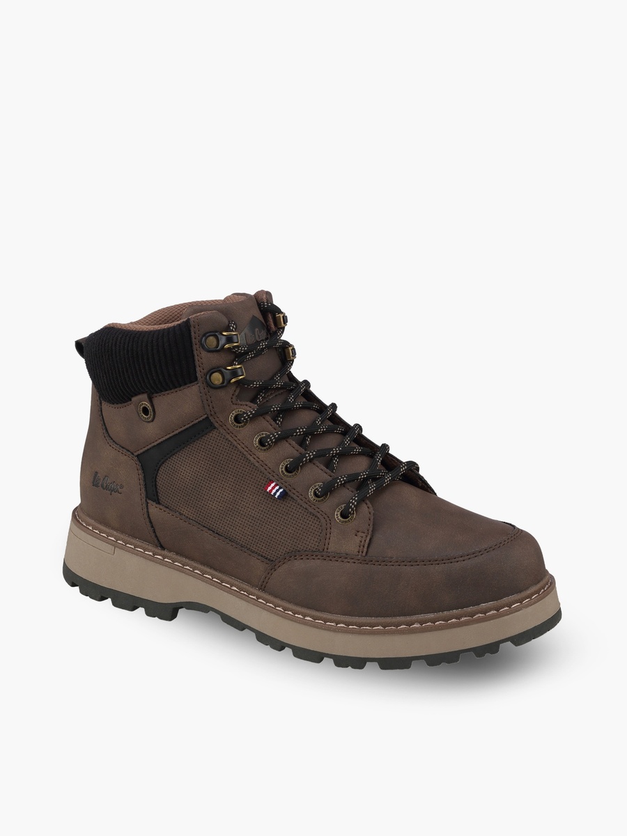 Men Lace-Up Ankle Boots