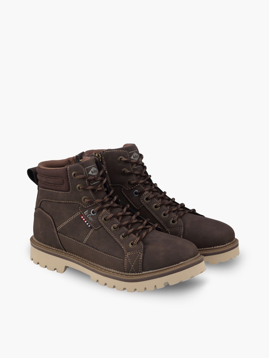 Men Lace-Up Ankle Boots