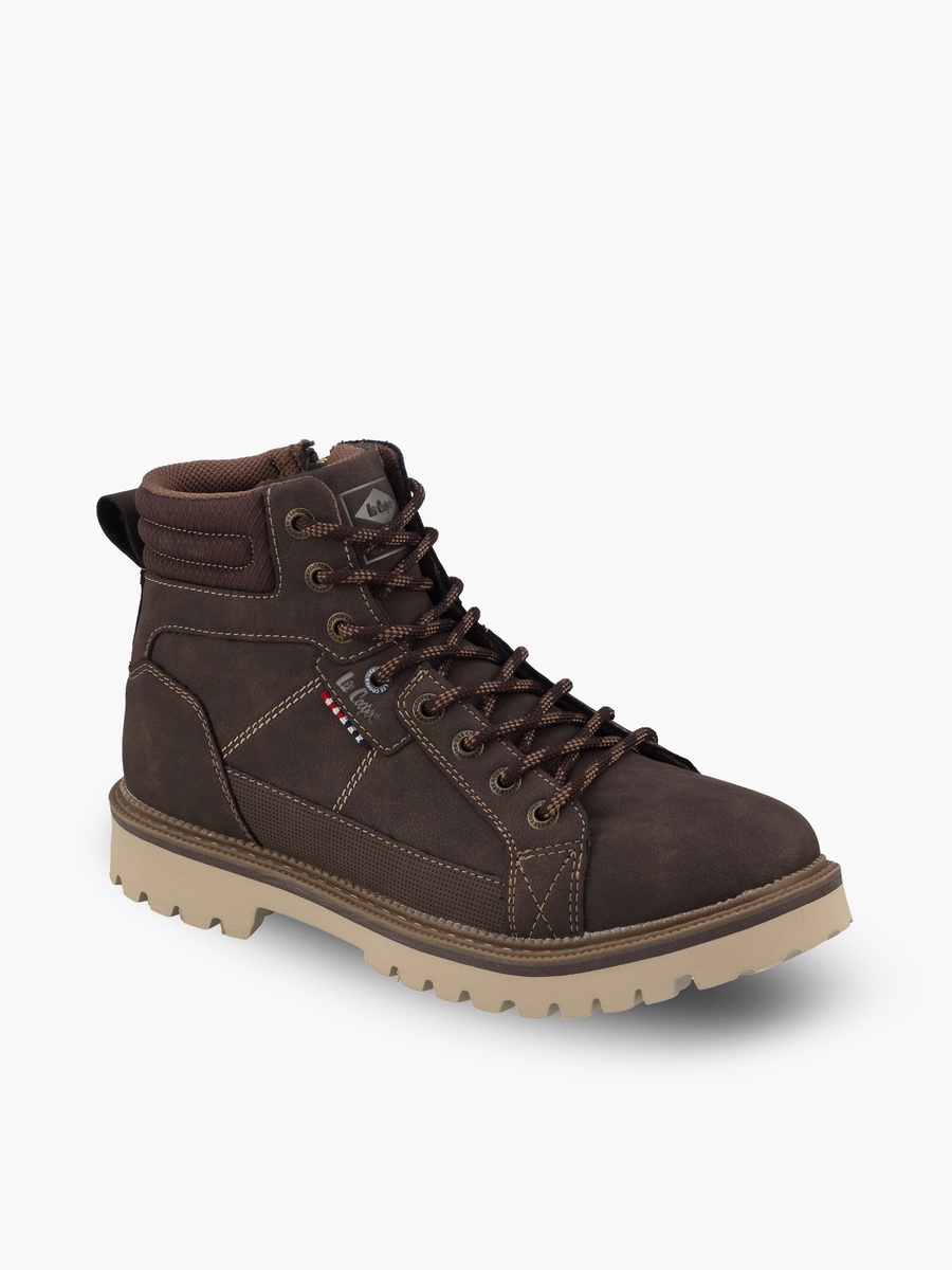 Men Lace-Up Ankle Boots