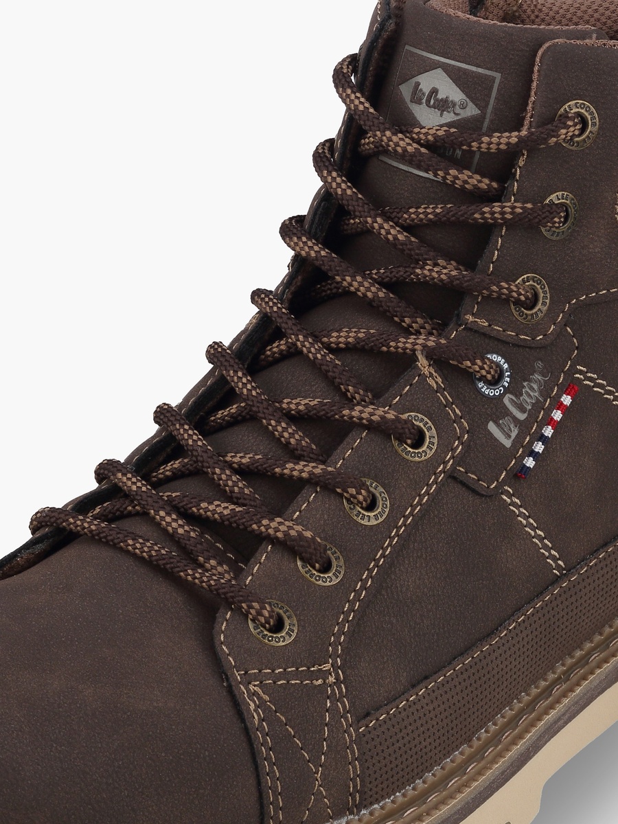 Men Lace-Up Ankle Boots