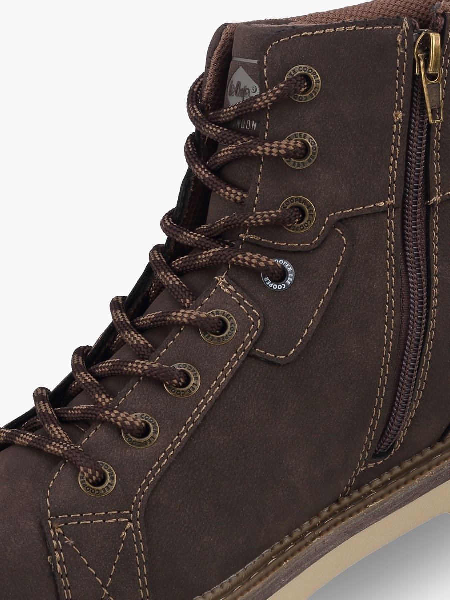 Men Lace-Up Ankle Boots