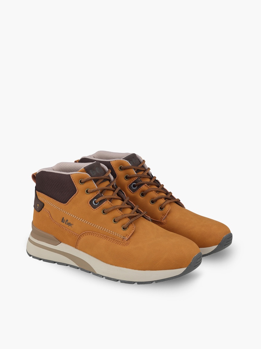 Men Lace-Up Ankle Boots