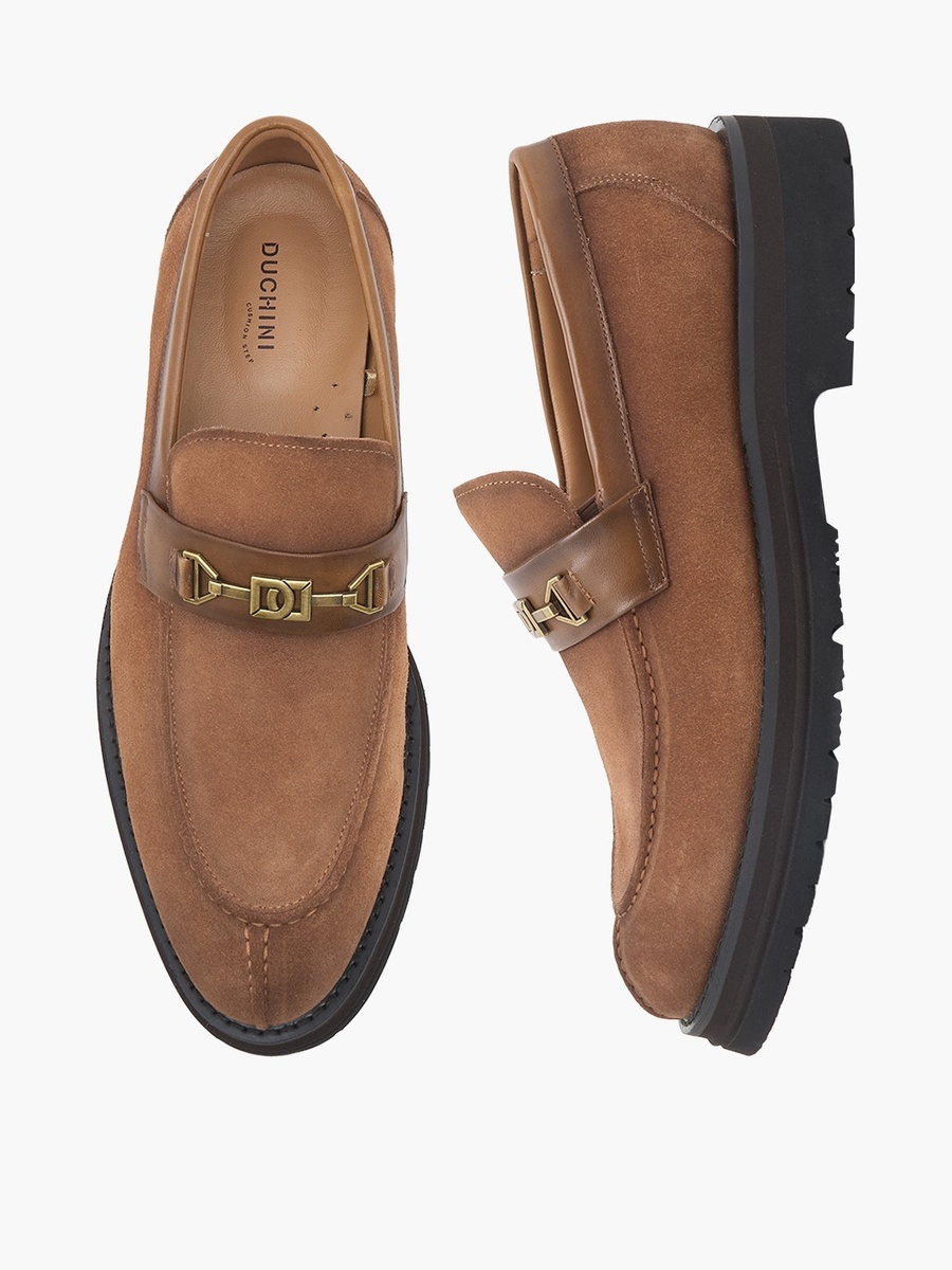 Men Slip-On Leather Loafers