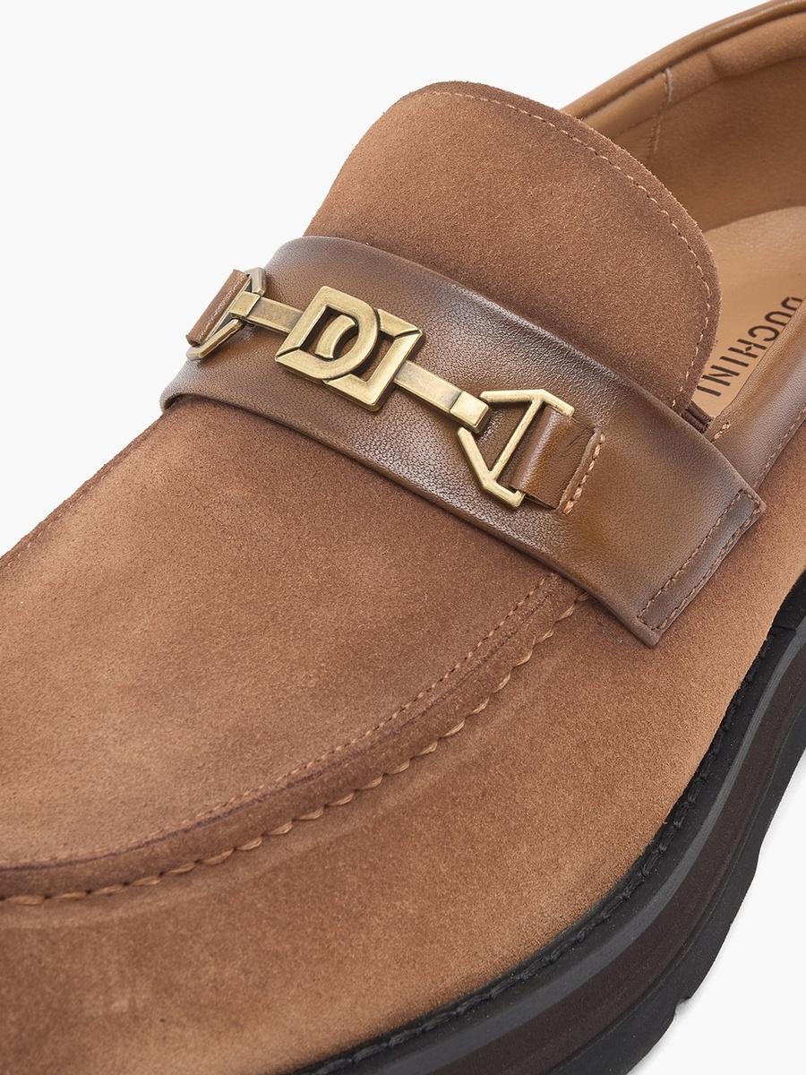 Men Slip-On Leather Loafers