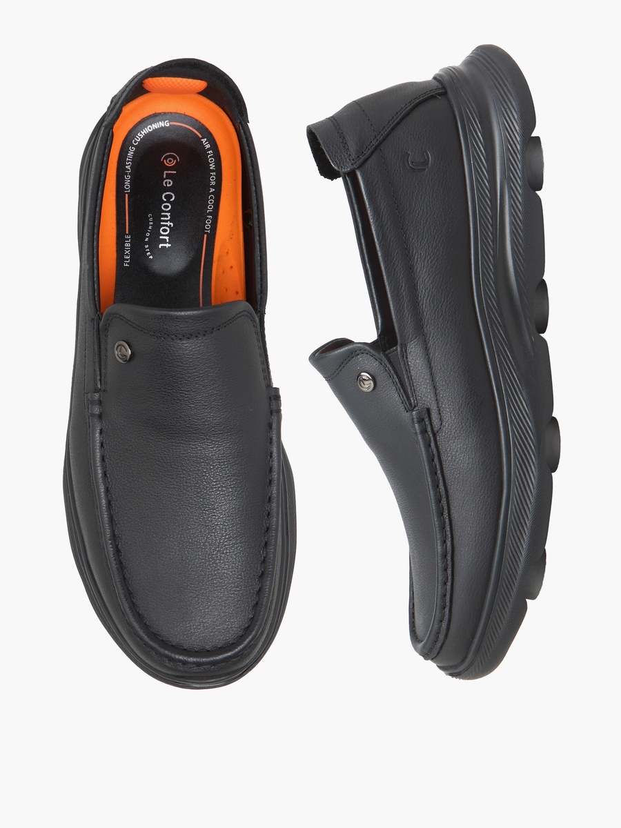 Men Slip-On Leather Loafers
