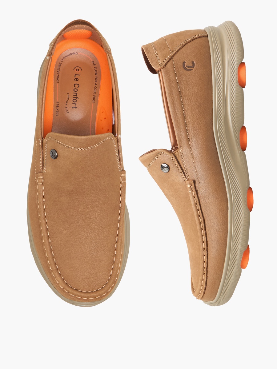 Men Slip-On Leather Loafers
