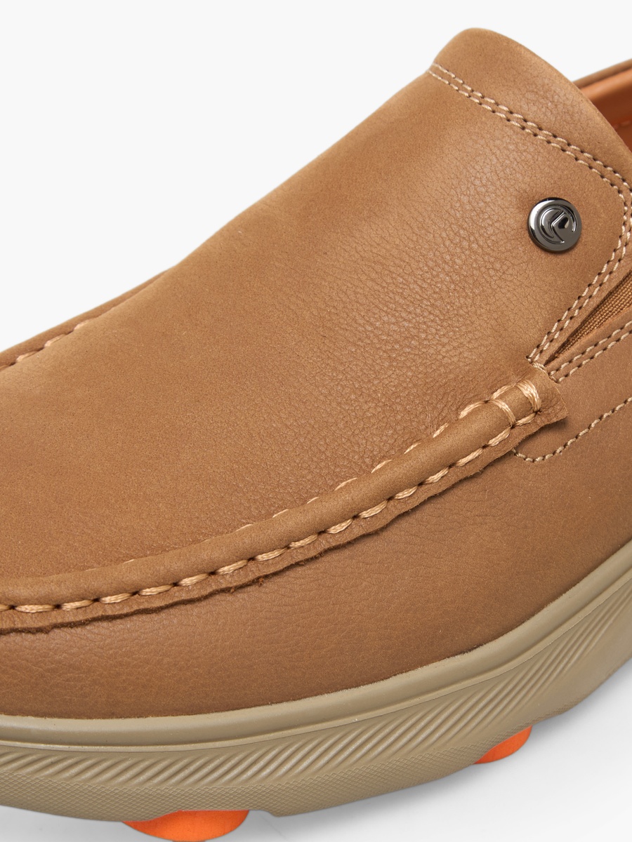 Men Slip-On Leather Loafers