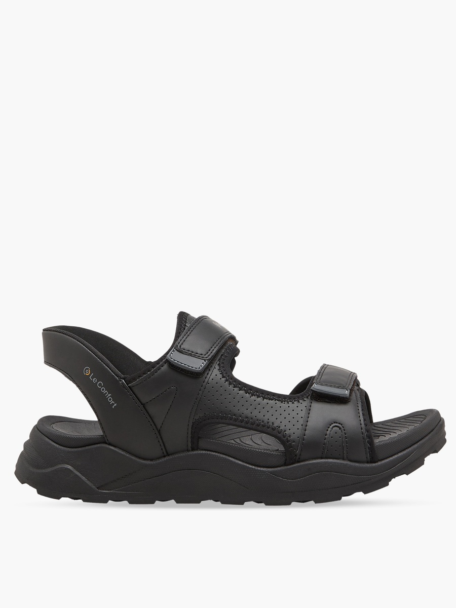 Men Double Strap Hook and Loop Sandals