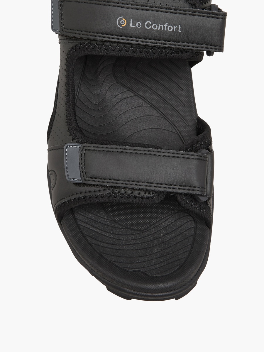 Men Double Strap Hook and Loop Sandals