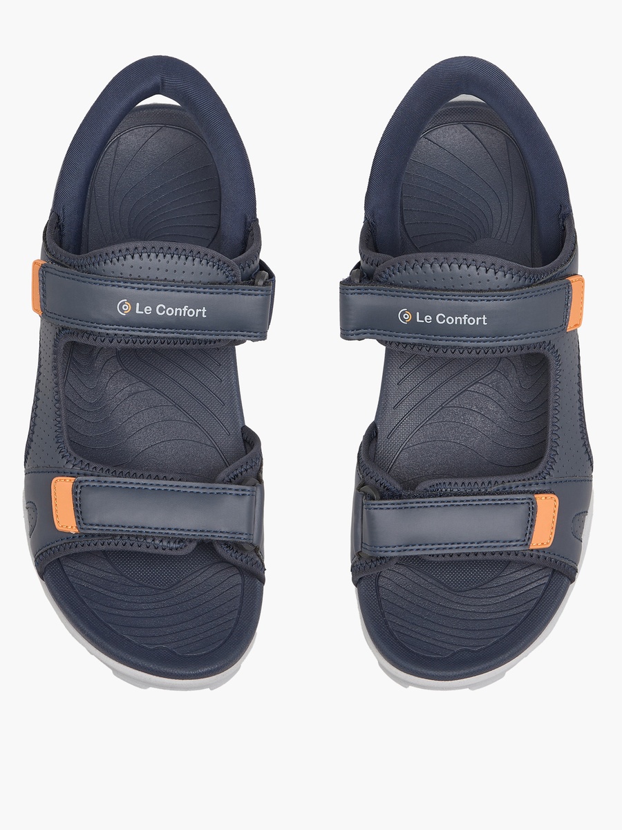 Men Double Strap Hook and Loop Sandals
