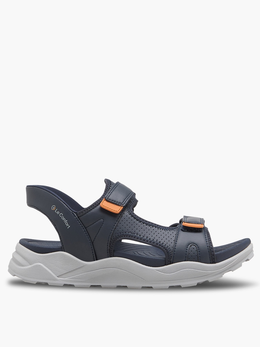 Men Double Strap Hook and Loop Sandals