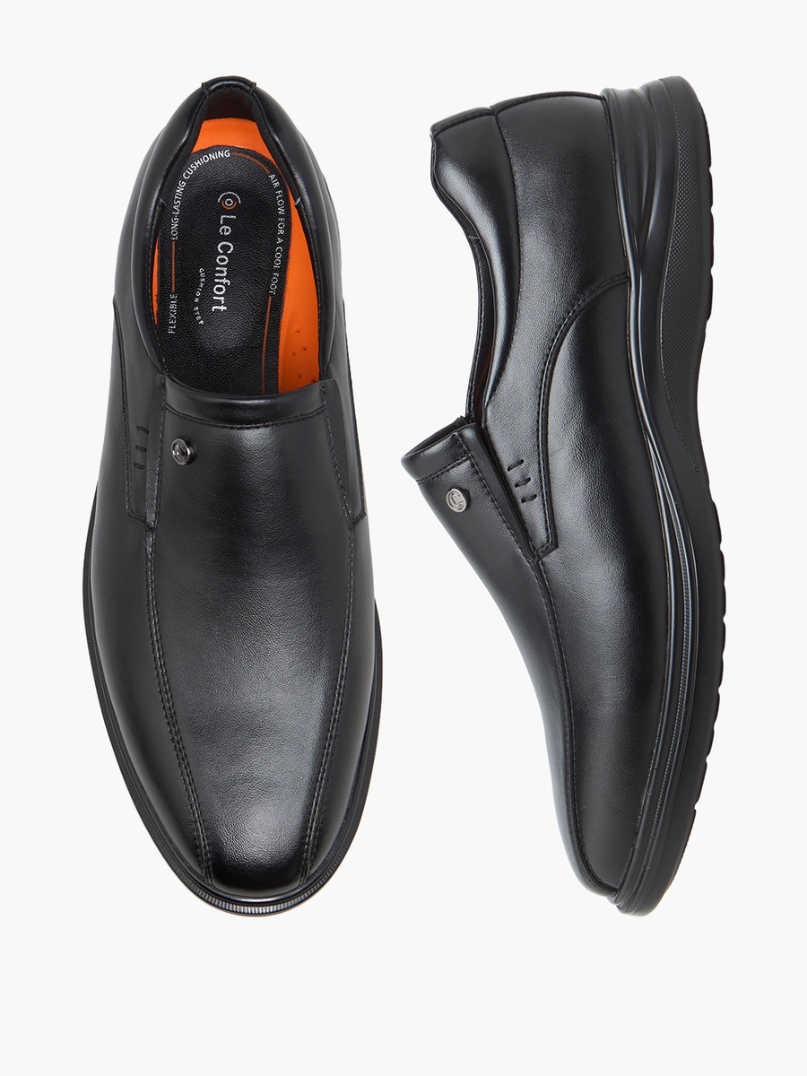 Men Solid Slip-On Loafers