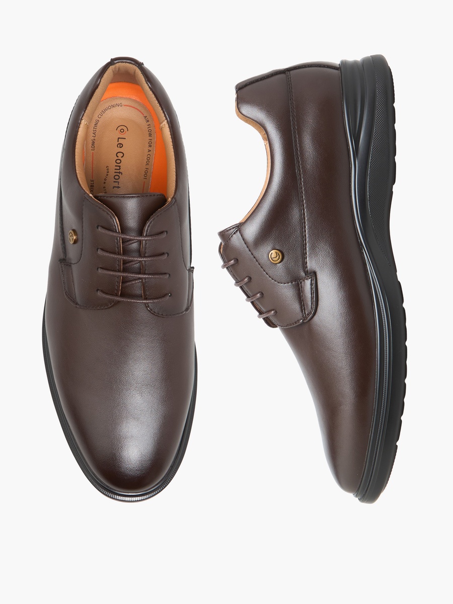 Men Lace-Up Derby Shoes