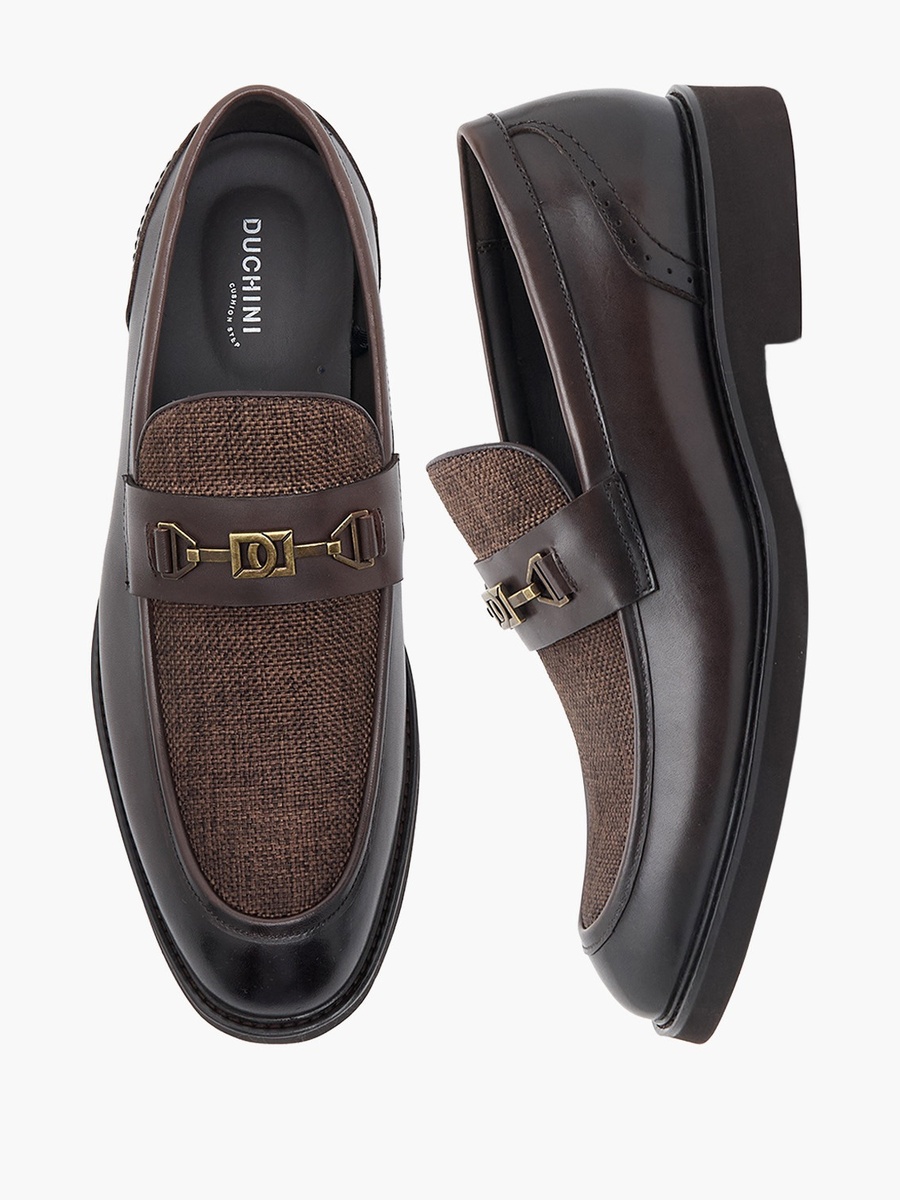 Men Slip-On Leather Loafers
