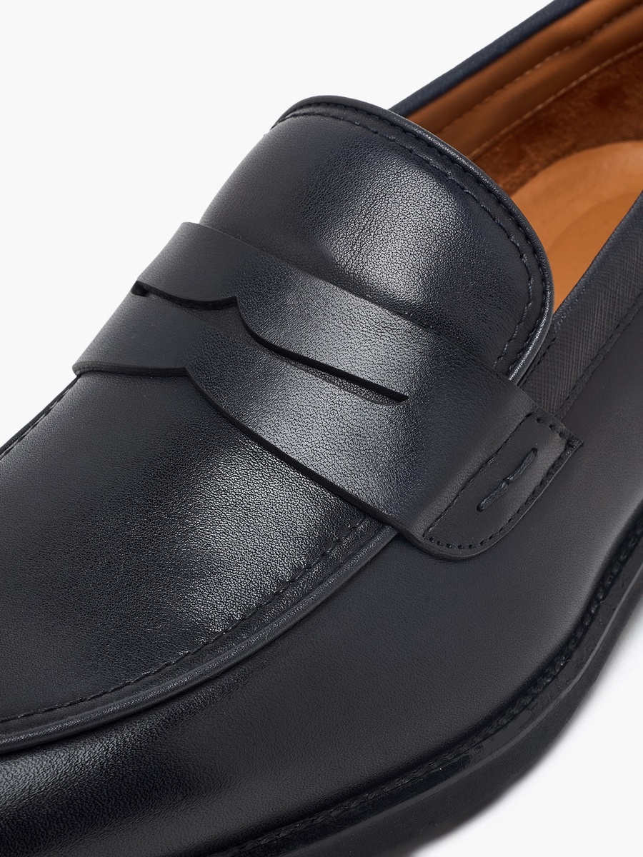 Men Leather Penny Loafers