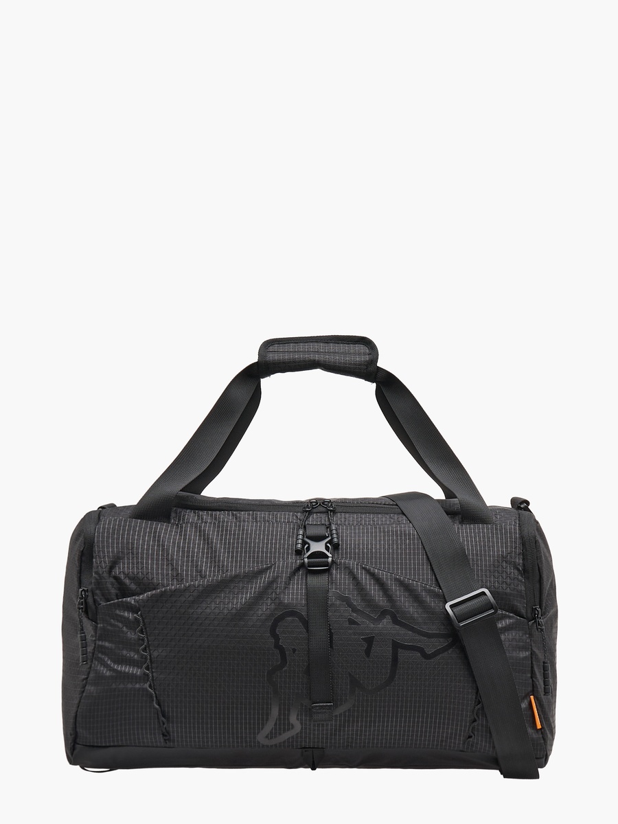 Printed Duffle Bag With Zip Closure And Detachable Strap