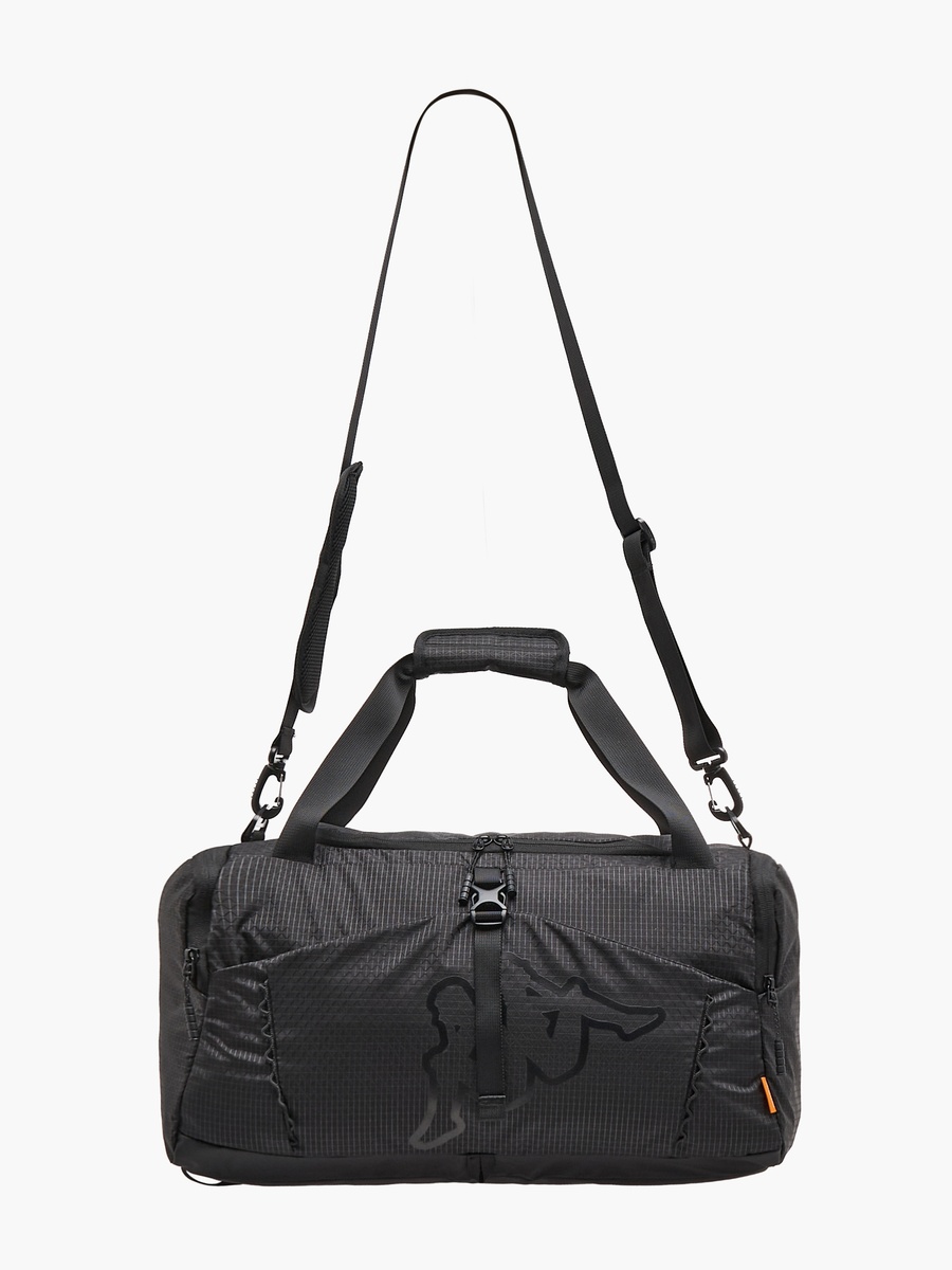 Printed Duffle Bag With Zip Closure And Detachable Strap