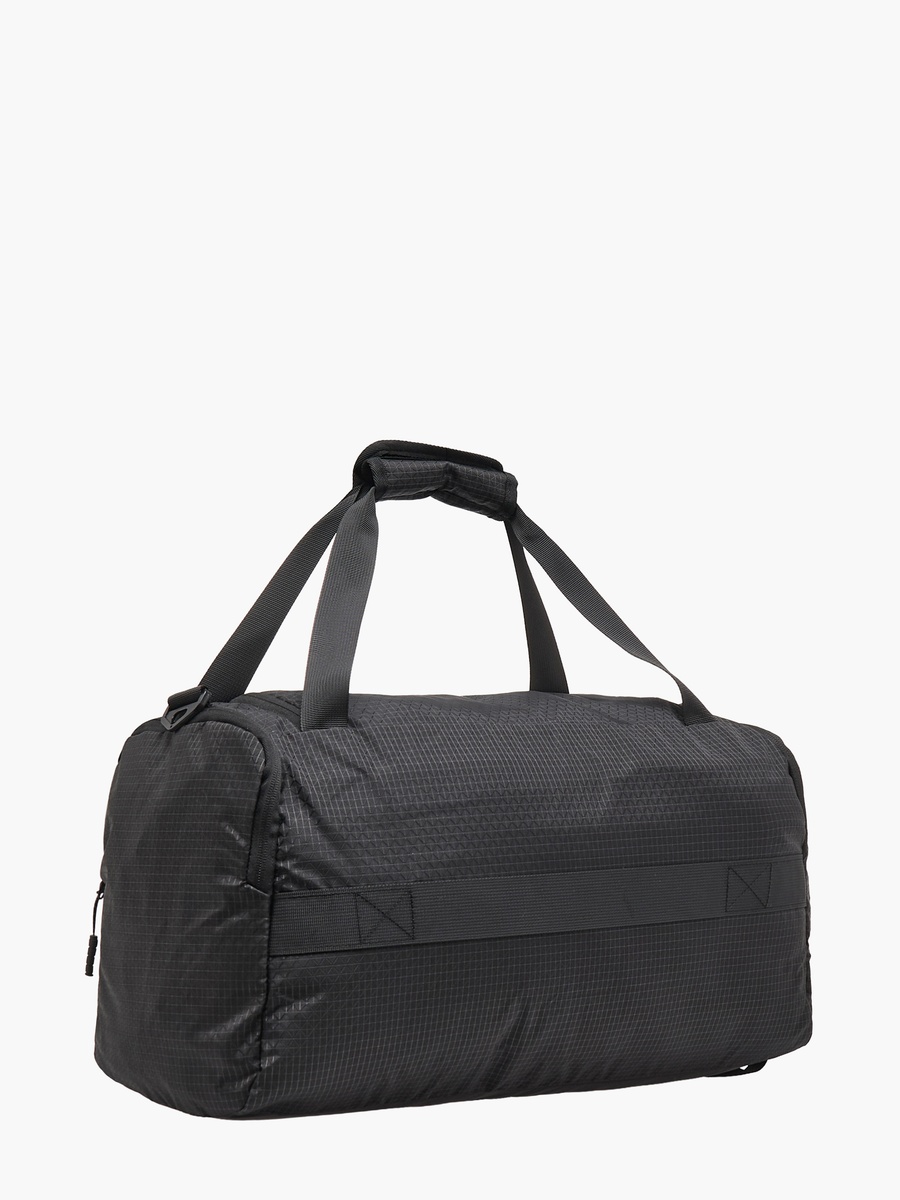 Printed Duffle Bag With Zip Closure And Detachable Strap