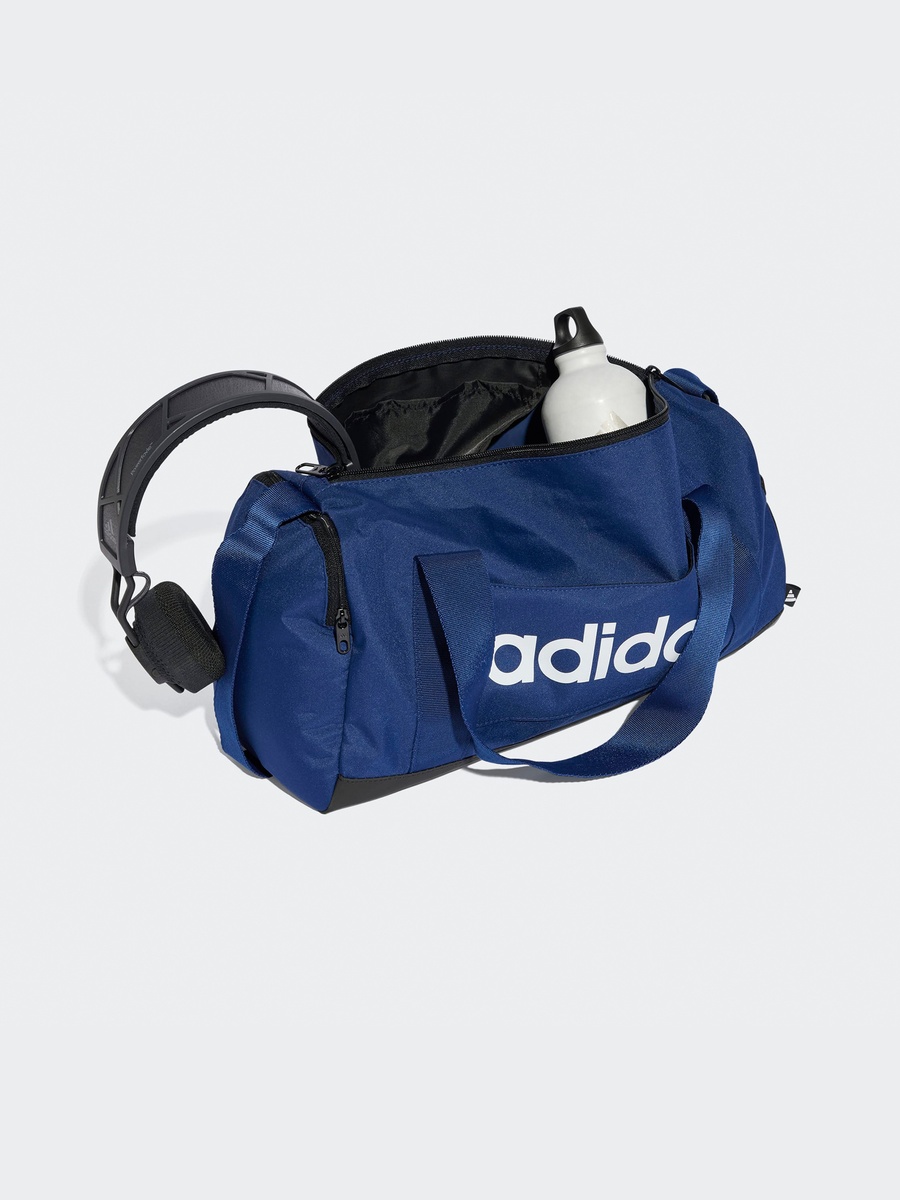 Logo Print Duffel Bag With Zip Closure