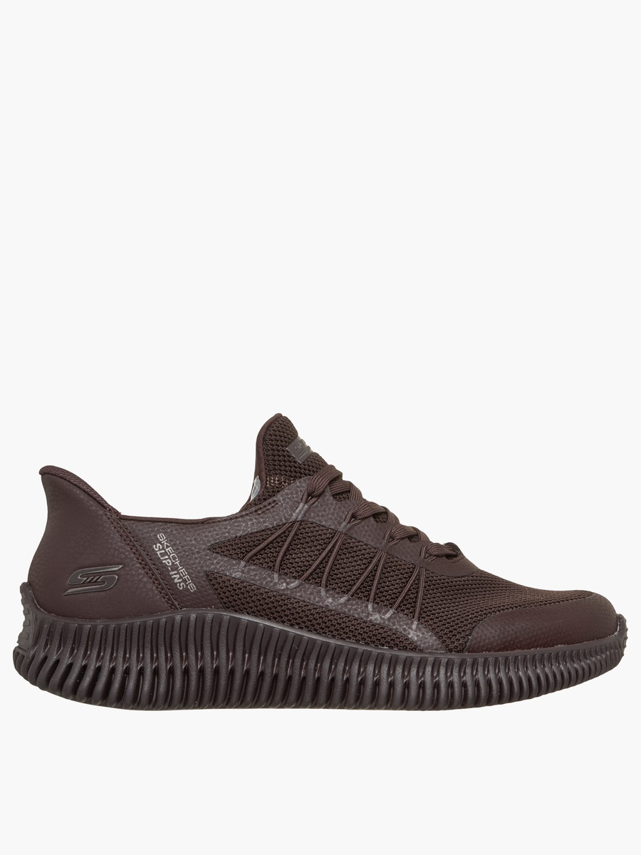 Panelled Lace-Up Sports Shoes