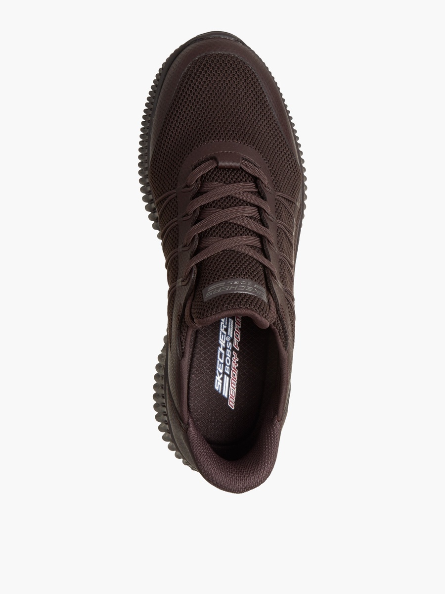 Panelled Lace-Up Sports Shoes