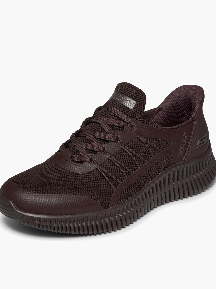 Panelled Lace-Up Sports Shoes