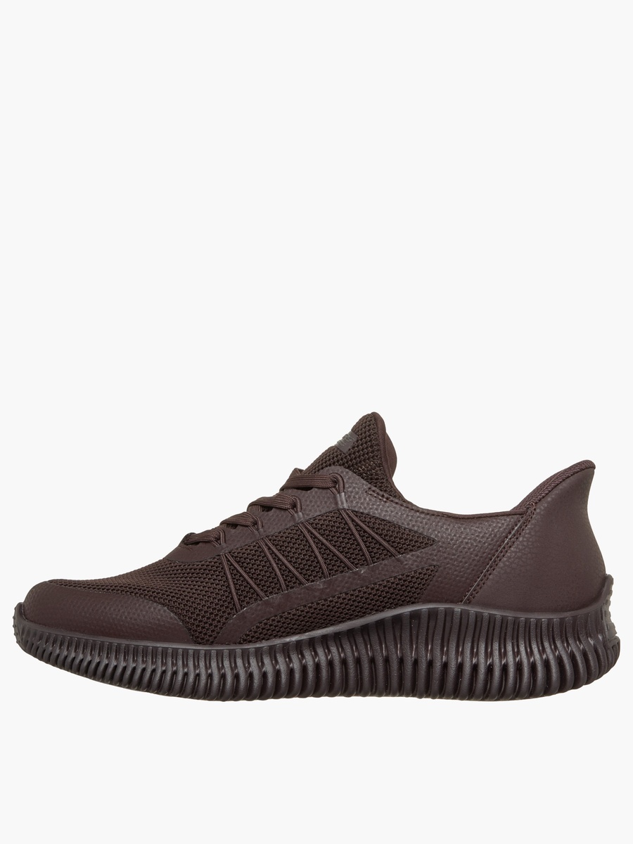 Panelled Lace-Up Sports Shoes