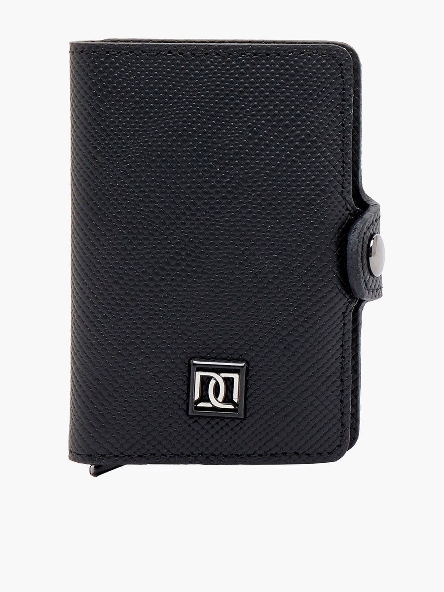 Men Automatic Leather Card Holder