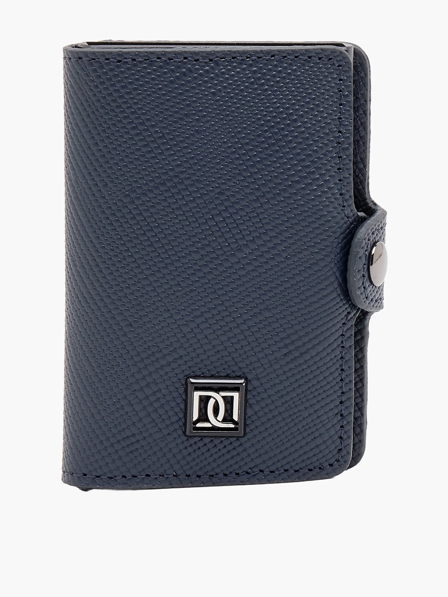 Men Automatic Leather Card Holder