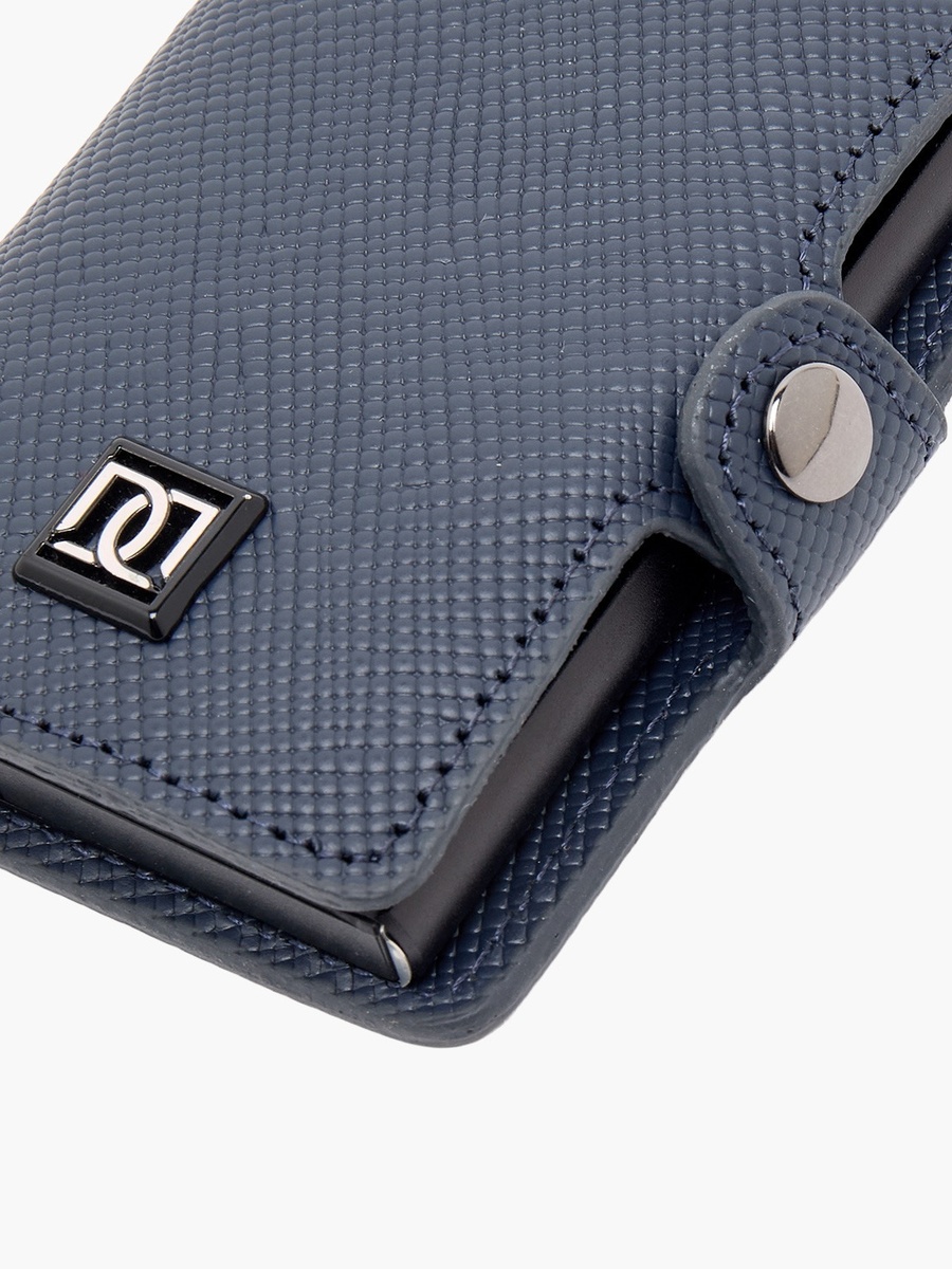 Men Automatic Leather Card Holder