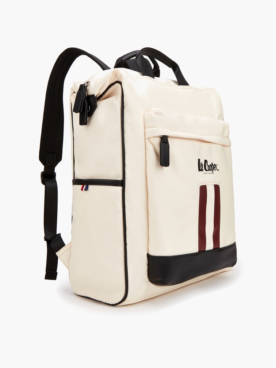 Panelled Backpack With Adjustable Shoulder Straps