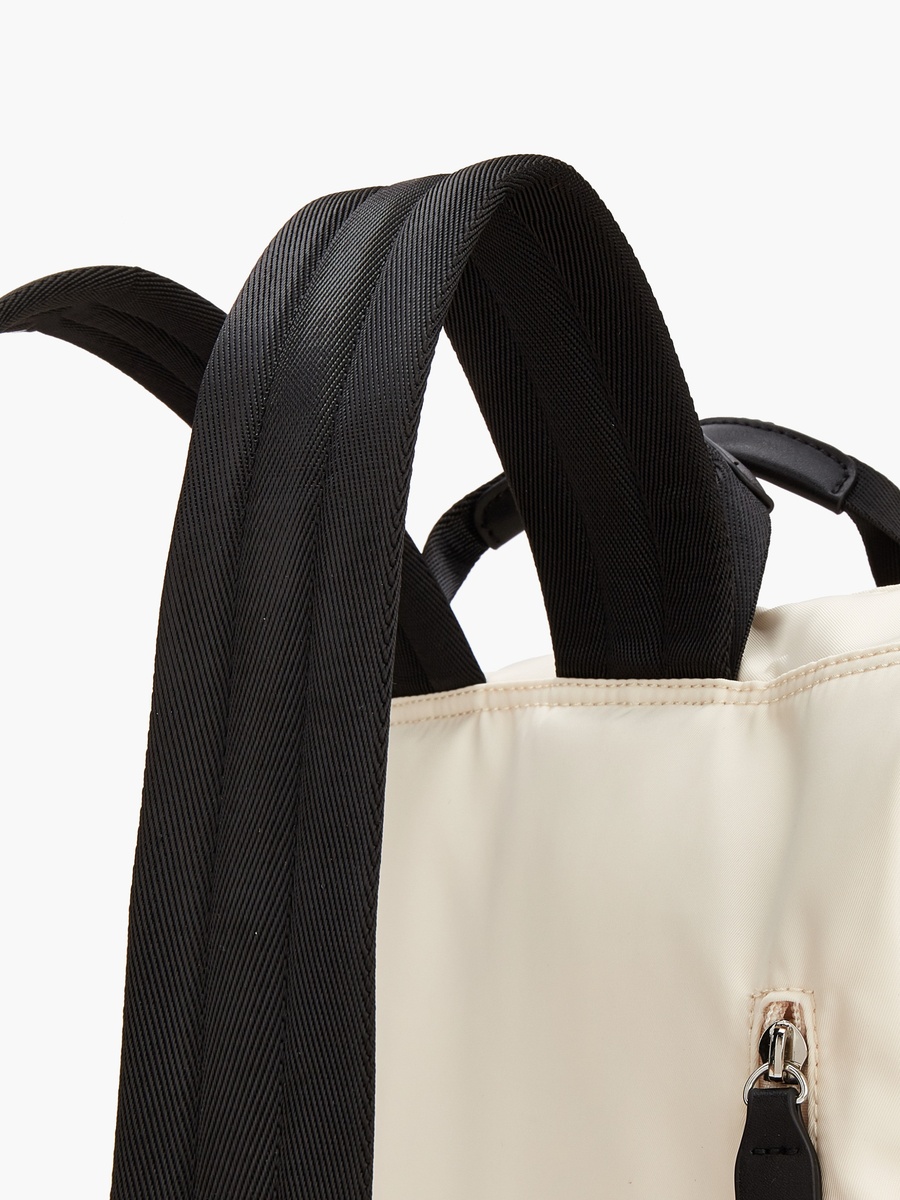 Panelled Backpack With Adjustable Shoulder Straps