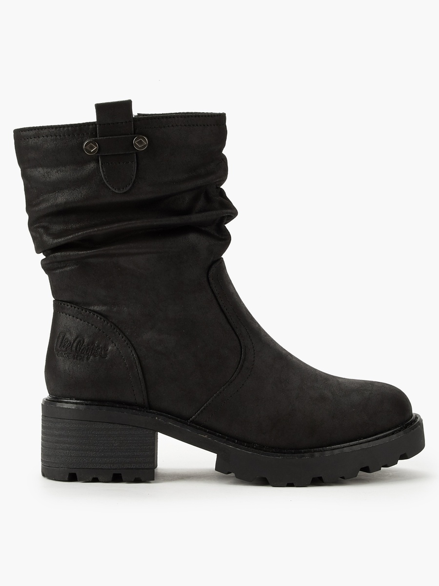 Women Block Heel Ankle Boots