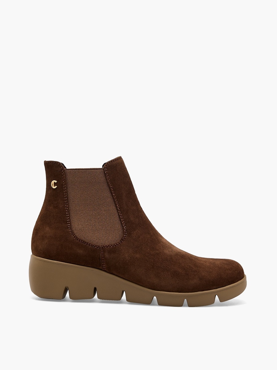 Women Suede Chelsea Boots
