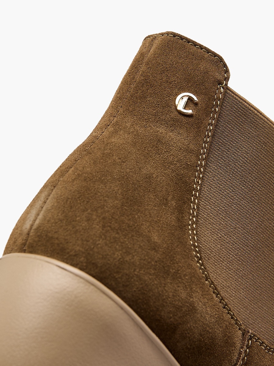 Women Suede Chelsea Boots